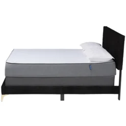Kirkland's Home Beds & Headboards-Abba Velvet Ribbed Queen Bed Frame