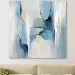 Kirkland's Home Canvas Art-Abstract In Blues Giclee Canvas Art Print