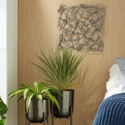 Kirkland's Home Wall Plaques-Abstract Tubes Spill Wall Plaque