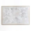 Kirkland's Home Canvas Art-Abstract White Framed Canvas Art Print
