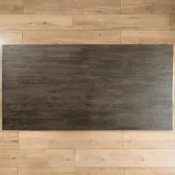 Kirkland's Home Dining Tables-Acacia Wood And Metal Industrial Dining Table