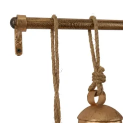 Kirkland's Home Decorative Accents-Aged Round Bells Wall Plaque