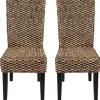 Kirkland's Home Dining Chairs-Alana Water Hyacinth Parson Chairs, Set Of 2