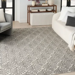 Kirkland's Home Outdoor Rugs-Aloha Botanical Indoor/Outdoor Rug, 9X12