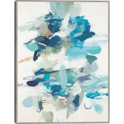 Kirkland's Home Canvas Art-Along The Path Framed Canvas Art Print