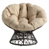 Kirkland's Home Accent Chairs-And Brown Woven Papasan Chair