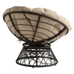 Kirkland's Home Accent Chairs-And Brown Woven Papasan Chair