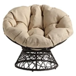 Kirkland's Home Accent Chairs-And Brown Woven Papasan Chair