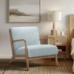 Kirkland's Home Accent Chairs-And Elm Wood Mid-Century Modern Armchair