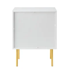 Kirkland's Home Nightstands-And Gold Wave Nightstand