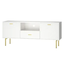 Kirkland's Home Tv Stands & Media Consoles-And Gold Wave Tv Stand