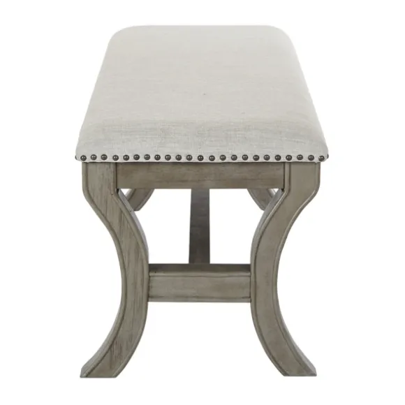 Kirkland's Home Benches & Ottomans-And Wash Nailhead Trim Bench