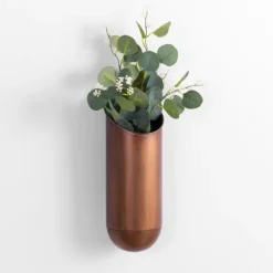 Kirkland's Home Wall Storage-Antique Brass Metal Wall Pocket