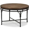 Kirkland's Home Coffee Tables-Antique Bronze Round Coffee Table