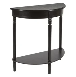 Kirkland's Home Console Tables-Antique Half Round Console Table