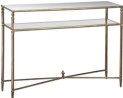 Kirkland's Home Console Tables-Antique Mirror Top Console Table