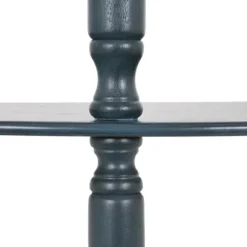 Kirkland's Home Console Tables-Antique Navy Half Round Console Table