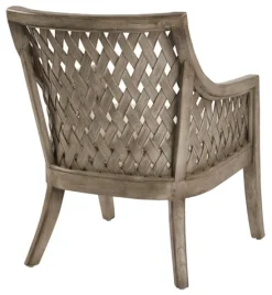 Kirkland's Home Accent Chairs-Antique Preston Woven Accent Chair