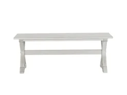 Kirkland's Home Benches & Ottomans-Antique Washed Wood Dining Bench