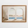 Kirkland's Home Framed Art-Arched Coastal Viewpoint Framed Art Print