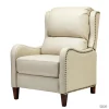 Kirkland's Home Accent Chairs-Arturo Leather Wingback Recliner