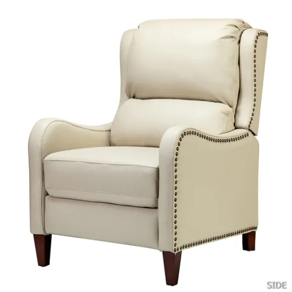 Kirkland's Home Accent Chairs-Arturo Leather Wingback Recliner