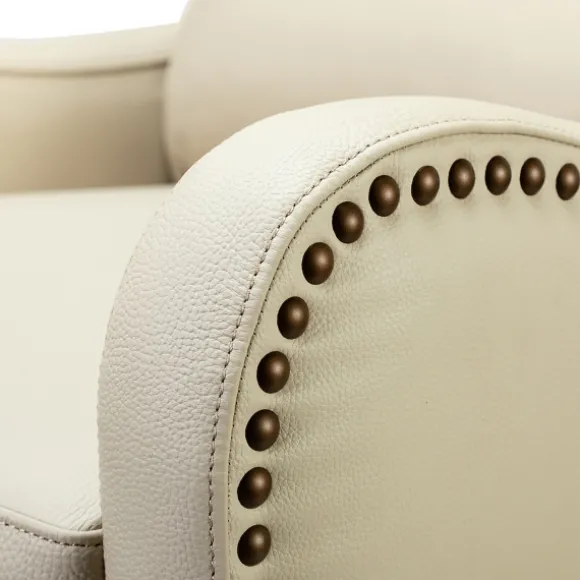 Kirkland's Home Accent Chairs-Arturo Leather Wingback Recliner