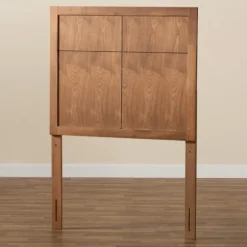 Kirkland's Home Beds & Headboards-Ash Walnut Wood Panel Twin Headboard