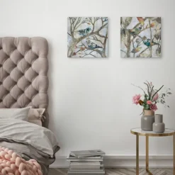 Kirkland's Home Canvas Art-Autumn Flight Canvas Art Prints, Set Of 2