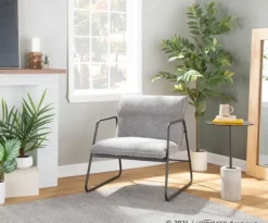 Kirkland's Home Accent Chairs-Axel Noise Industrial Accent Chair