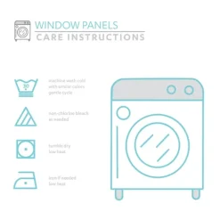 Kirkland's Home Curtains & Drapes-Back Tab Blackout Curtain Panel Set, 95 In.