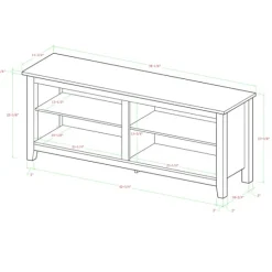 Kirkland's Home Tv Stands & Media Consoles-Barnwood Tv Stand, 58 In.