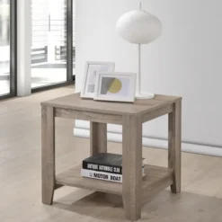 Kirkland's Home Accent & End Tables-Barrett Gray Accent Table