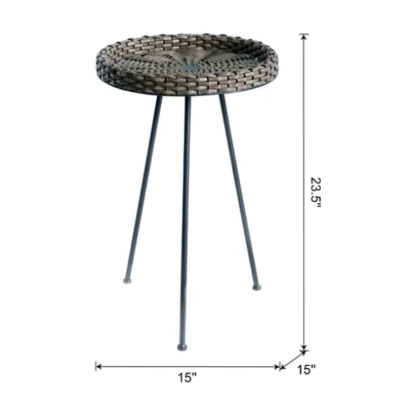 Kirkland's Home Accent & End Tables-Base Wicker End Table