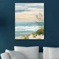 Kirkland's Home Canvas Art-Beach At Dusk Canvas Art Print, 24X30 In.