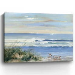 Kirkland's Home Canvas Art-Beach Combers Giclee Canvas Art Print, 48X36 In.