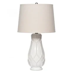Kirkland's Home Table Lamps-Beaded Ceramic Table Lamp
