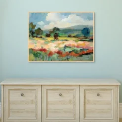 Kirkland's Home Canvas Art-Before The Summer Rain Framed Canvas Art Print