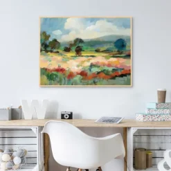 Kirkland's Home Canvas Art-Before The Summer Rain Framed Canvas Art Print