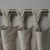 Kirkland's Home Curtains & Drapes-Beige Braided Top Loha Curtain Panel Set, 84 In.