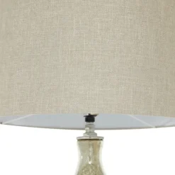 Kirkland's Home Table Lamps-Beige Marbled Mercury Glass Table Lamp