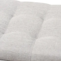 Kirkland's Home Benches & Ottomans-Beige Tufted Contemporary Storage Bench