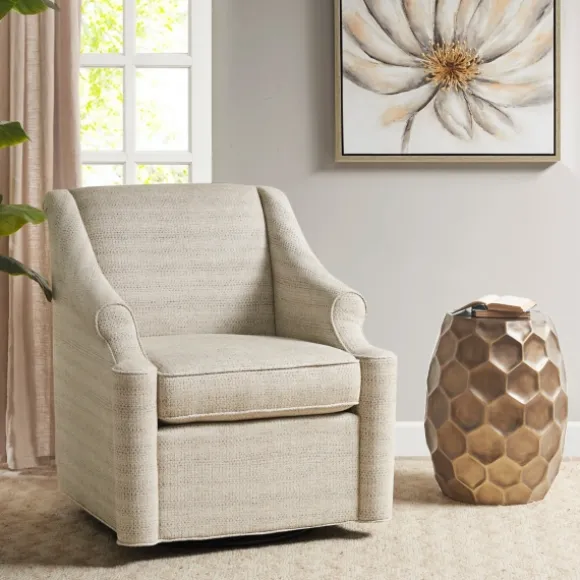 Kirkland's Home Accent Chairs-Benton Swivel Glider Accent Chair