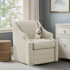 Kirkland's Home Accent Chairs-Benton Swivel Glider Accent Chair