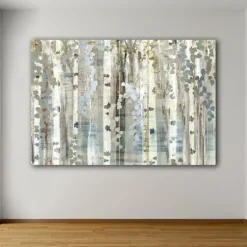 Kirkland's Home Canvas Art-Birch Wood Meadow Giclee Canvas Art Print