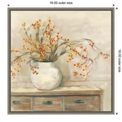Kirkland's Home Canvas Art-Bittersweet Bouquet Framed Canvas Art Print