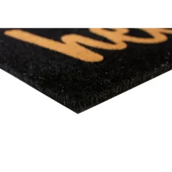 Kirkland's Home Doormats-Black And Natural Coir Hello Doormat, 36X24 In.