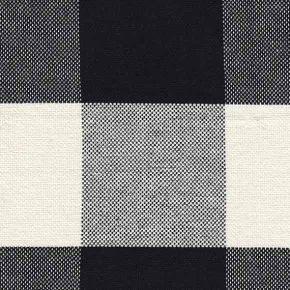 Kirkland's Home Benches & Ottomans-Black Buffalo Check Storage Bench