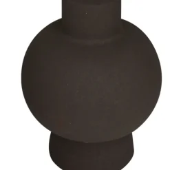 Kirkland's Home Table Lamps-Black Ceramic Hourglass Simple Small Table Lamp