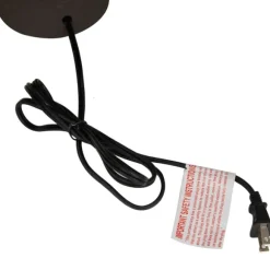 Kirkland's Home Table Lamps-Black Ceramic Hourglass Simple Small Table Lamp